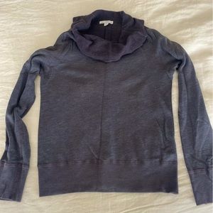 James Perse vintage French Terry cowlneck sweatshirt